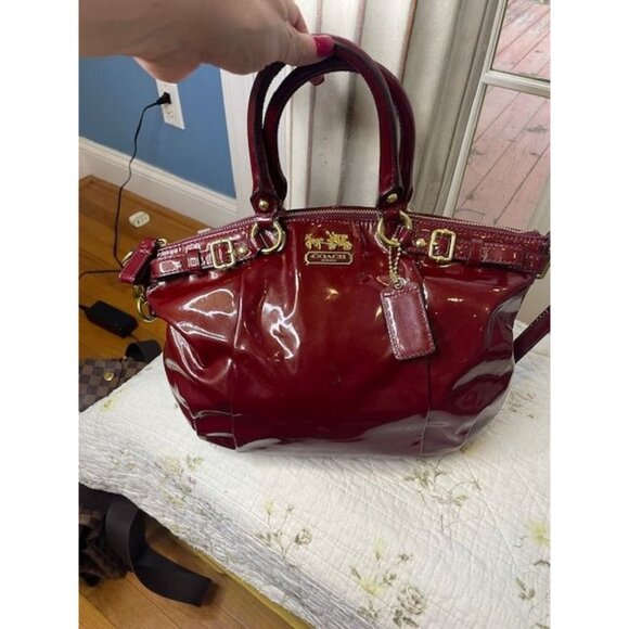 THIS IITEM HAS SOLD Vintage Coach Madison Patent Satchel – Y2K It Girl Energy - Picture 2 of 8